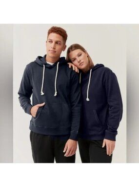 NWT Pact One For All Unisex Hoodie Sweatshirt Maritime Navy Size Small